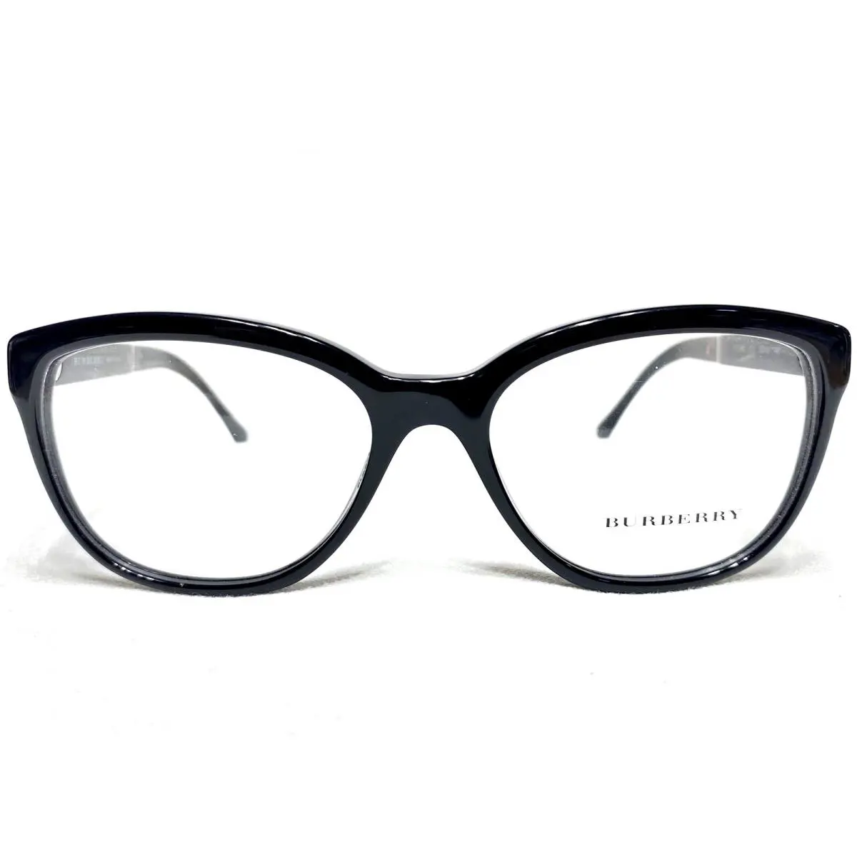 Burberry B2166 3001 Womens Black Square Designer Eyeglasses Frames 52/16 140