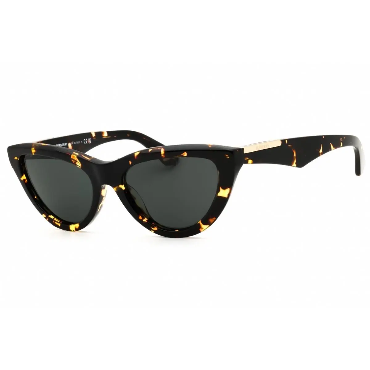 Burberry BE4436U 410687 Yellow Havana/dark Grey 55-18-145 Sunglasses
