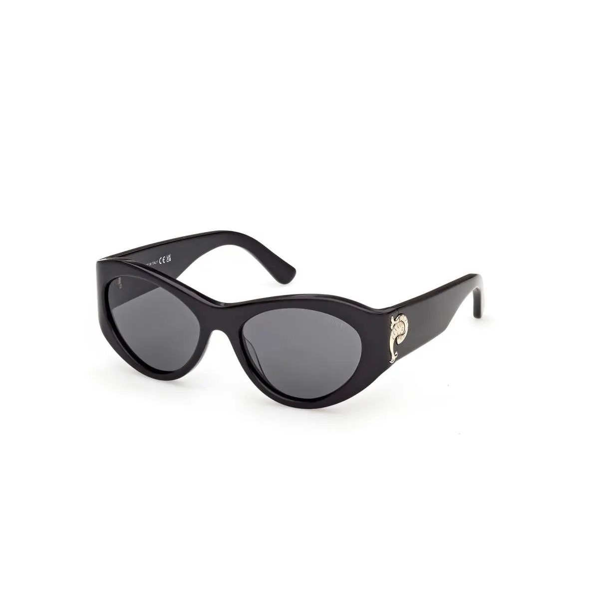 Emilio Pucci EP0249 Sunglasses Sun Glasses 01A Black 54 Unisex - Frame: Shiny Black, Lens: smoke, Code: 01A