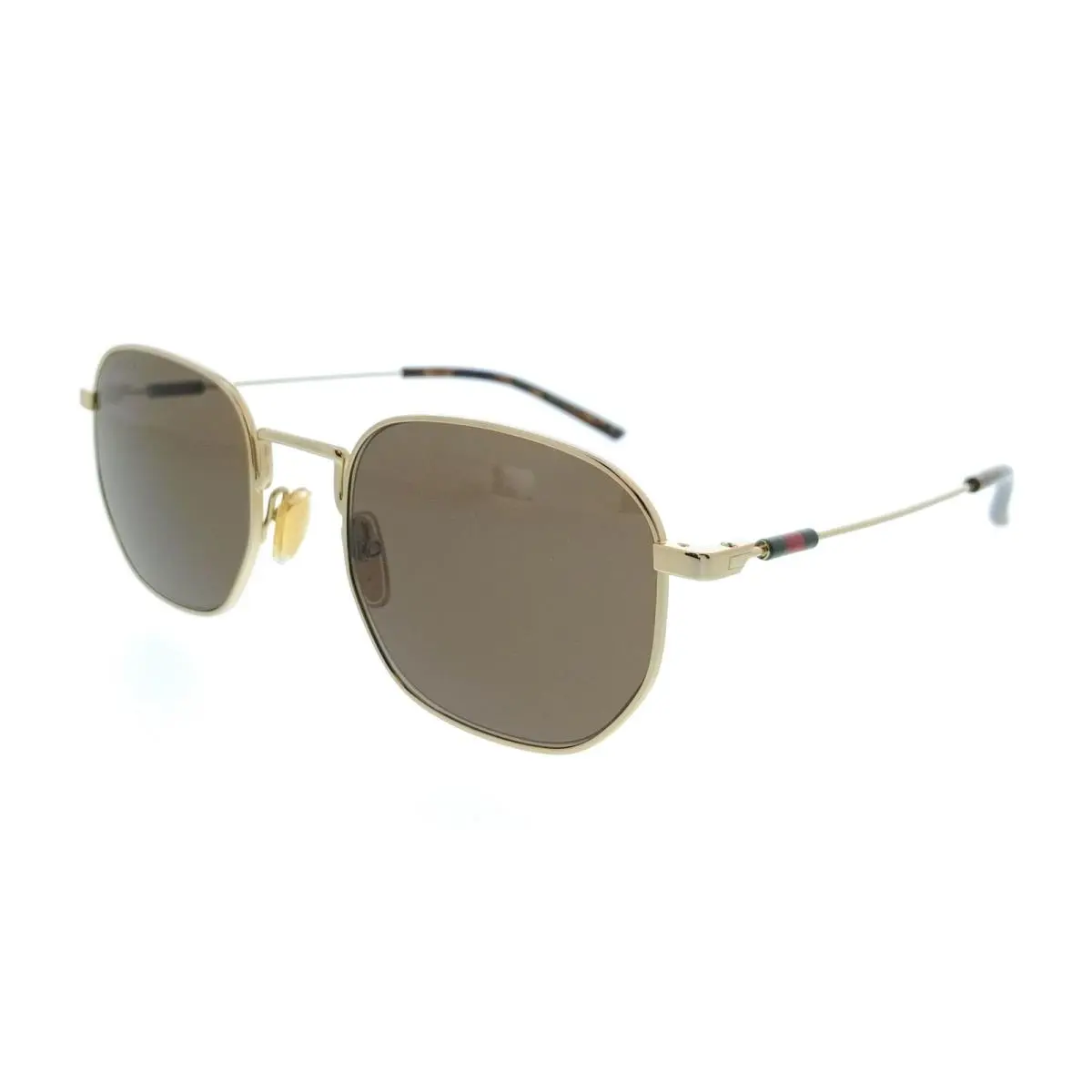 GG2095S-004 Gold Geometric Men’s Sunglasses by Gucci