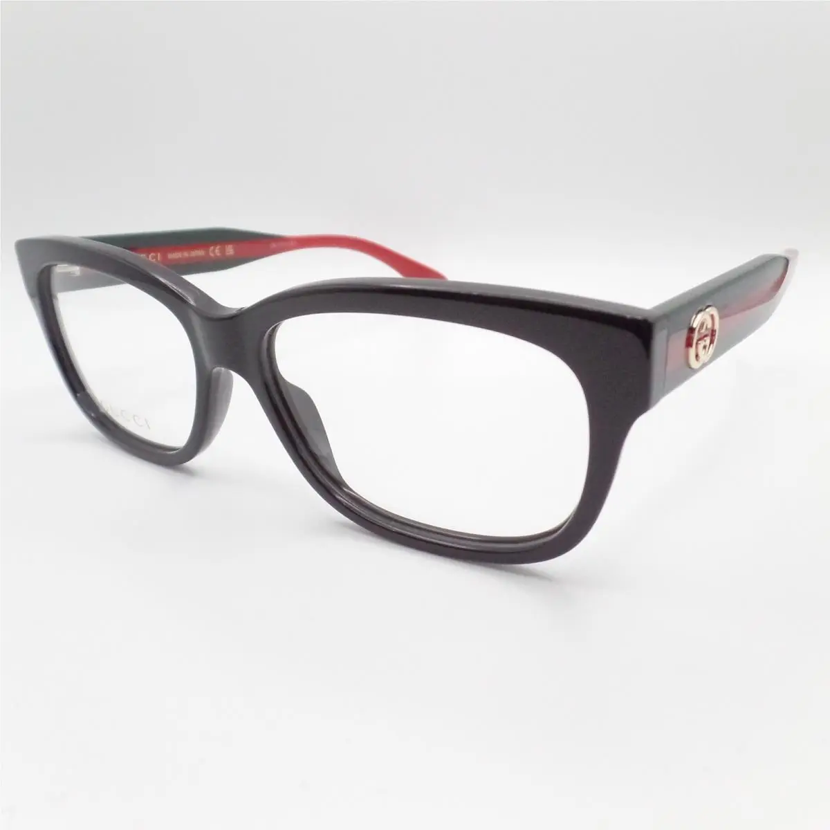 Gucci GG0278ON 011 Black Red Green 55 RX Eyeglasses Frames
