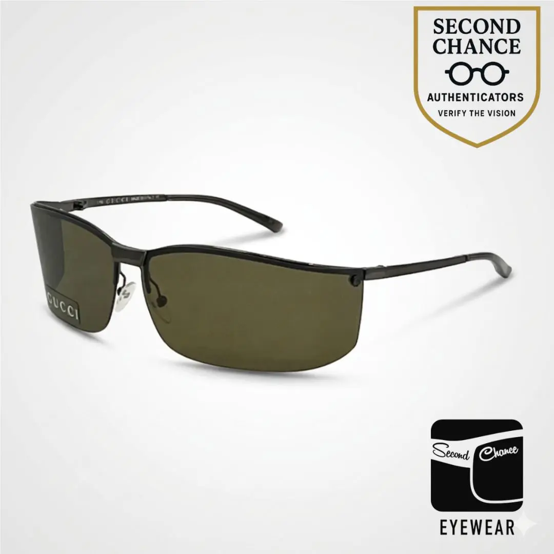 GG1712/S 831TQ Semi Rimless Shield Sunglasses Vintage-deadstock by Gucci