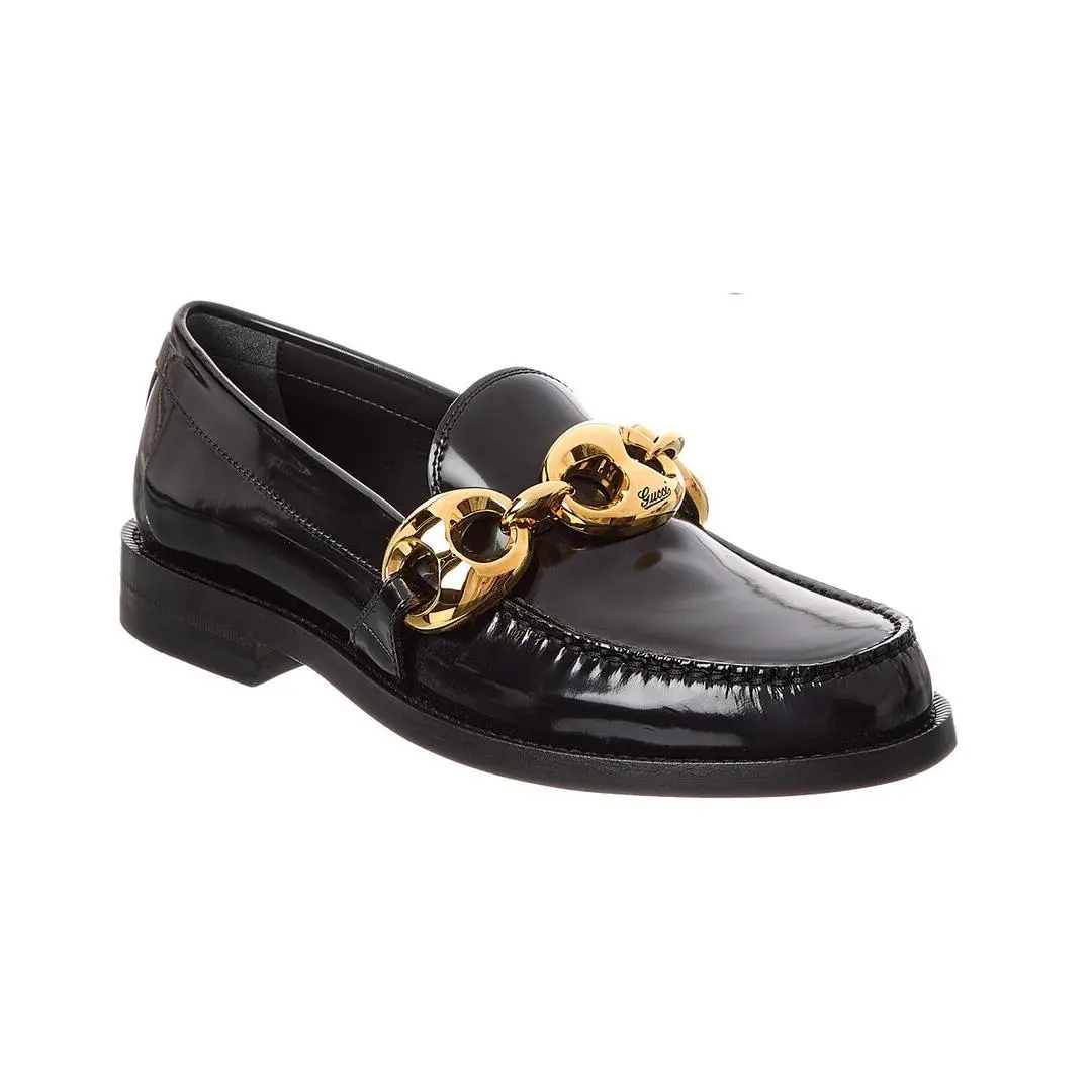 Gucci Horsebit Patent Loafer Women`s Black 36