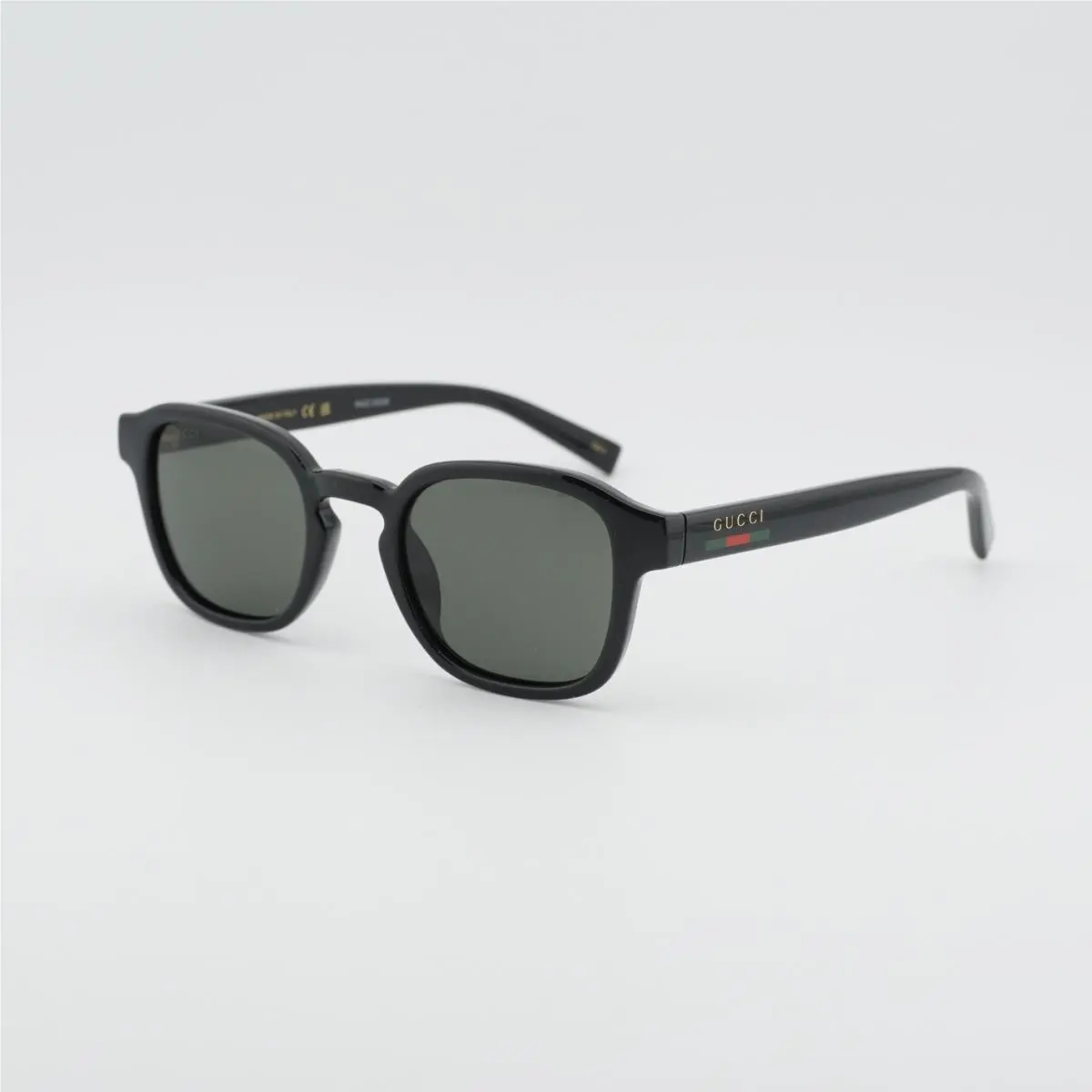 GG2106S 001 Black/solid Grey 49-22-145 Sunglasses by Gucci
