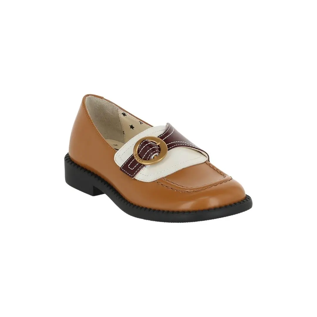 Gucci Colorblocked Leather Loafer 30