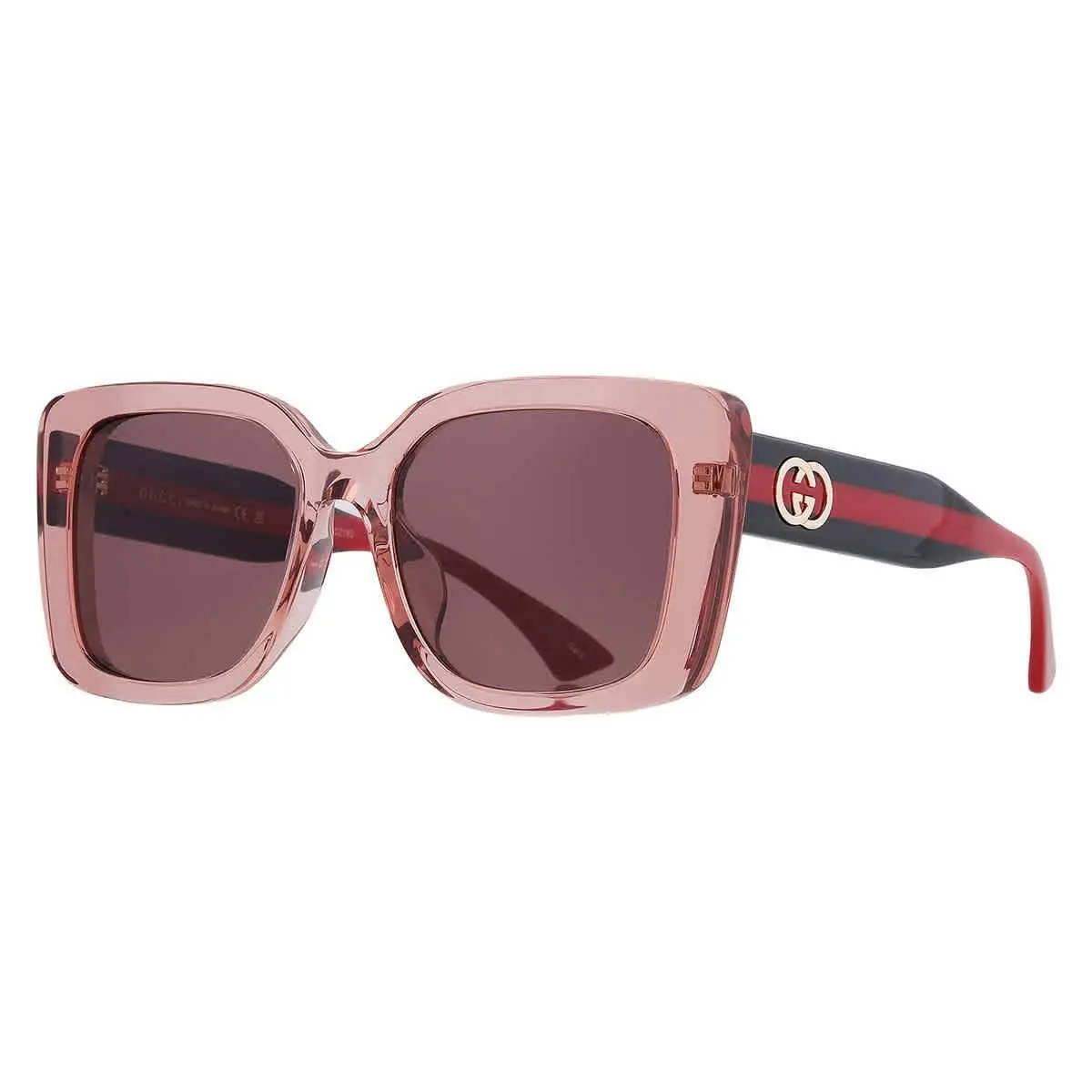 Gucci Violet Square Ladies Sunglasses GG2118SA 003 55 GG2118SA 003 55