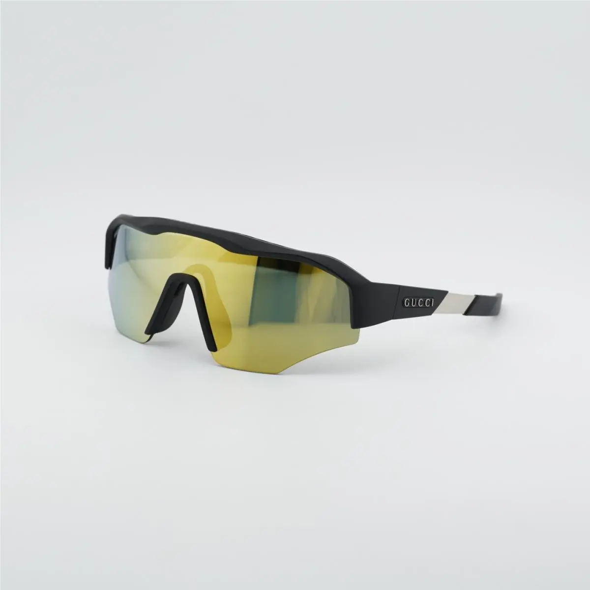 GG2017S 001 Black/yellow Mirror 99-1-120 Sunglasses by Gucci