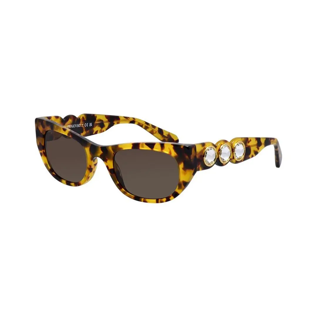Swarovski Women`s Sk6022 51Mm Sunglasses Women`s Brown