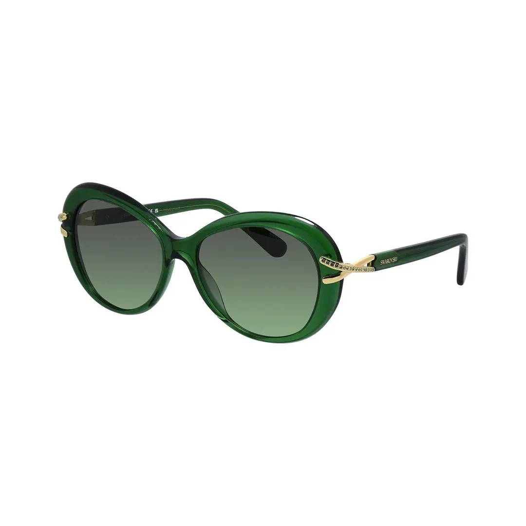 Swarovski Women`s Sk6026 56Mm Sunglasses Women`s Green
