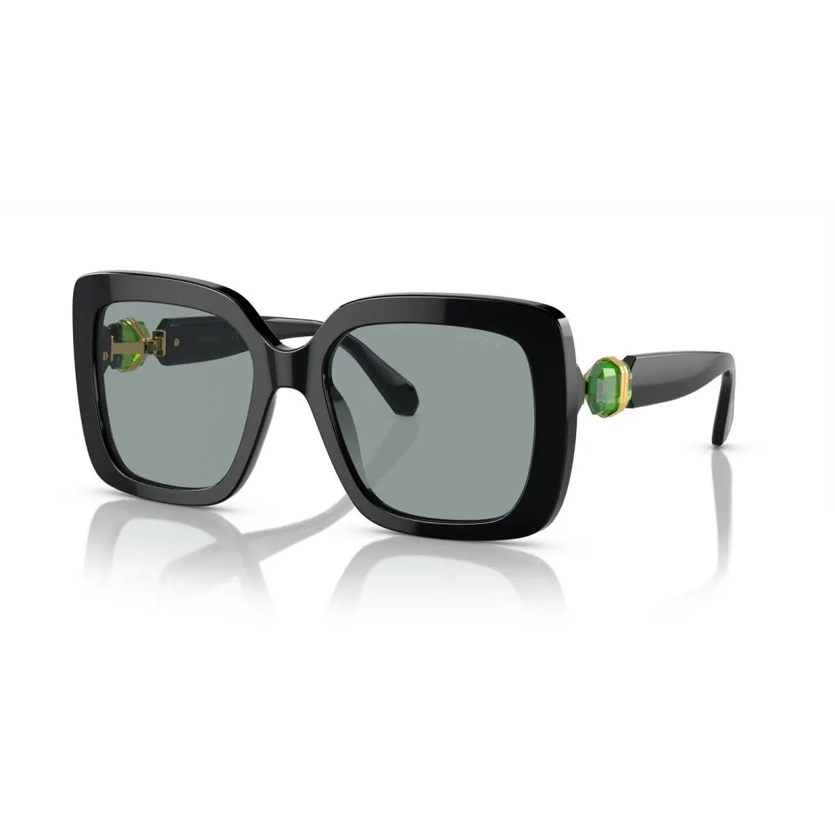 Swarovski 6001 Sunglasses 1001/1 Black