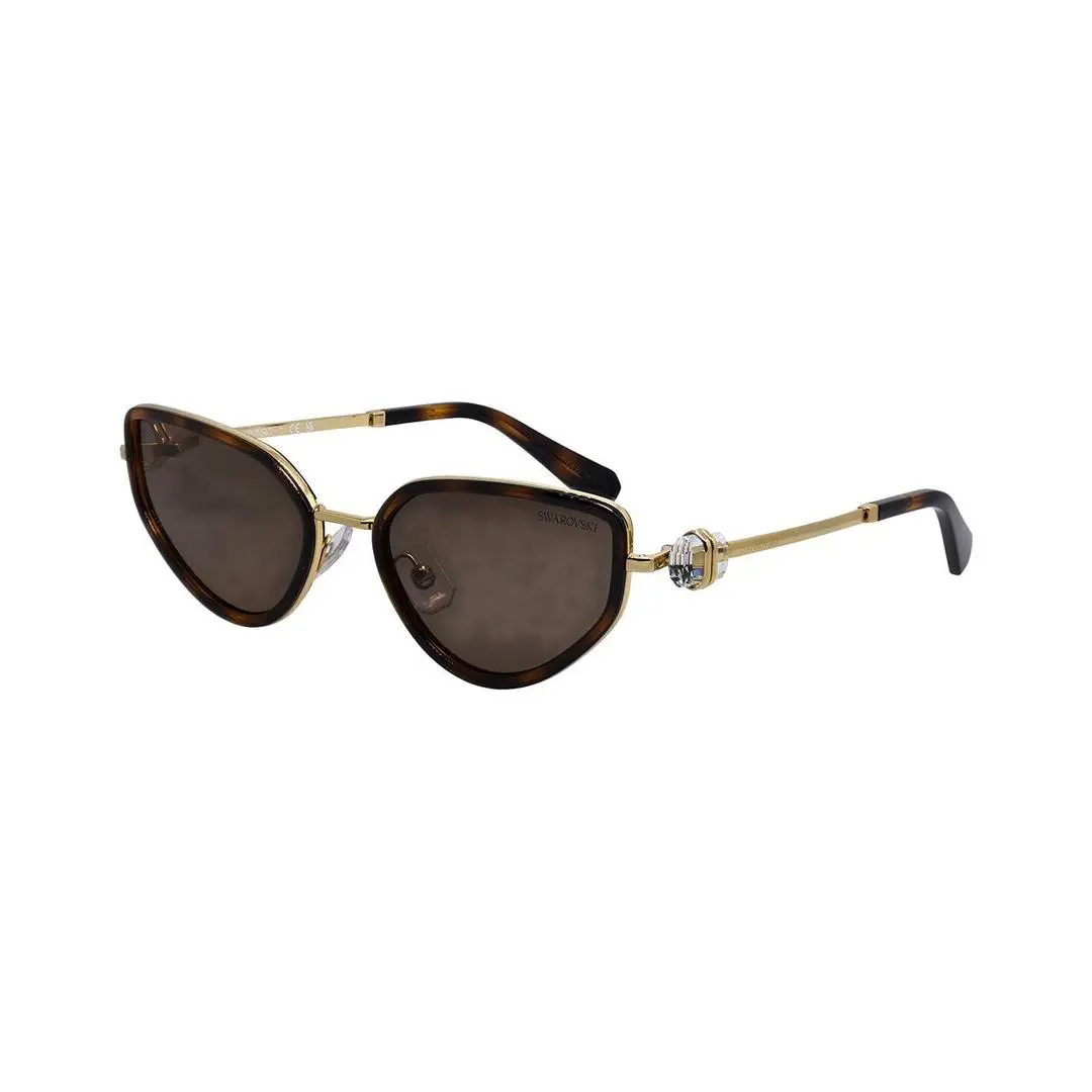 Swarovski Women`s Sk7027 56Mm Sunglasses Women`s Gold