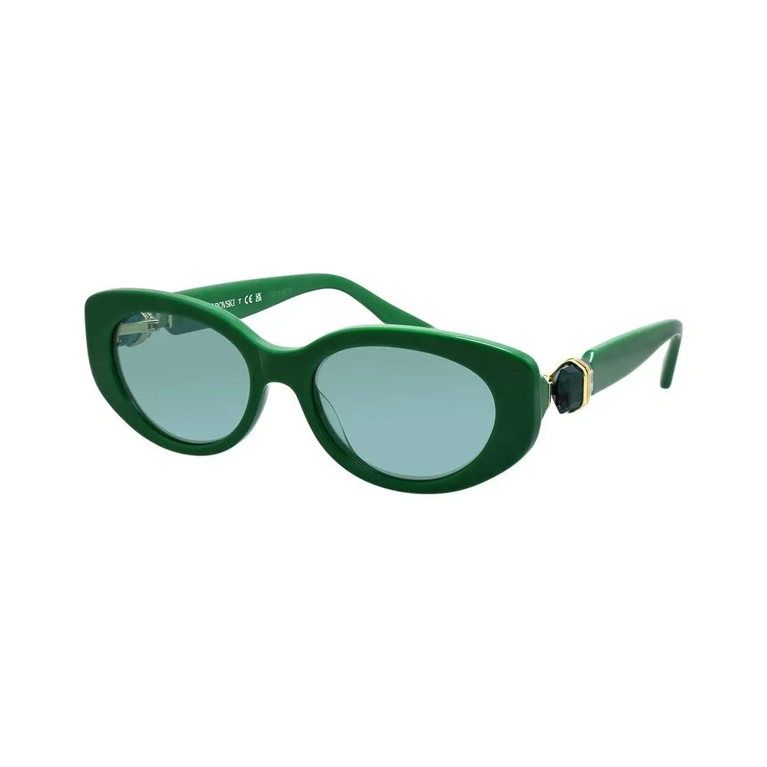 Swarovski Women`s Sk6002 53Mm Sunglasses Women`s Green