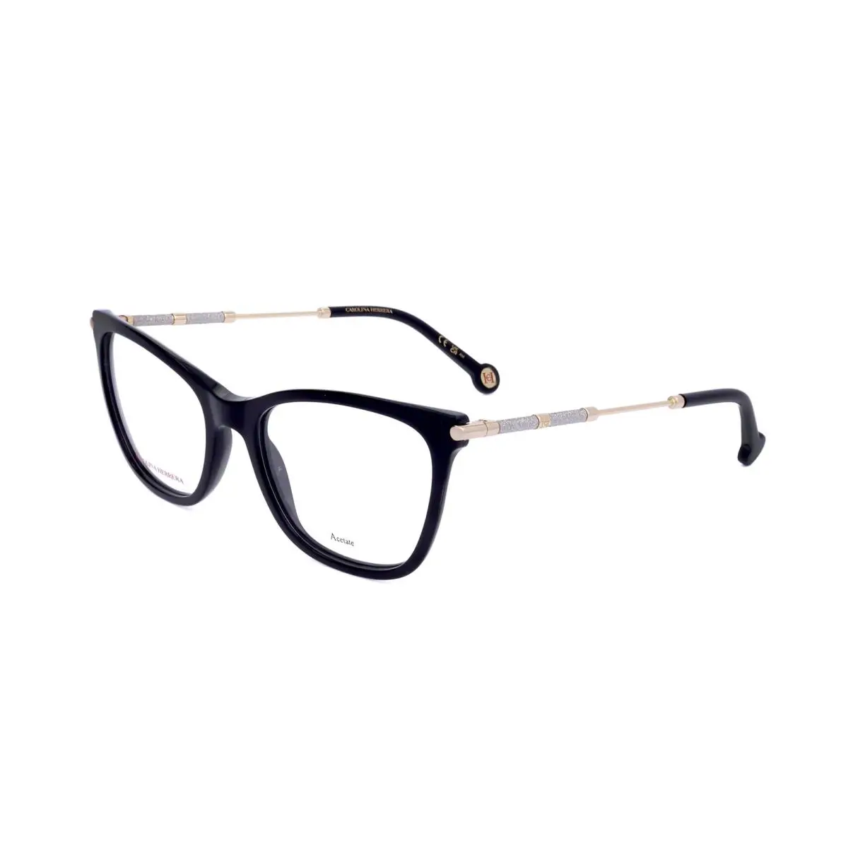 Carolina Herrera Women`s 54mm Black Opticals HER0151-807-54 - Frame: Black, Lens: No Color, Other Frame: Black