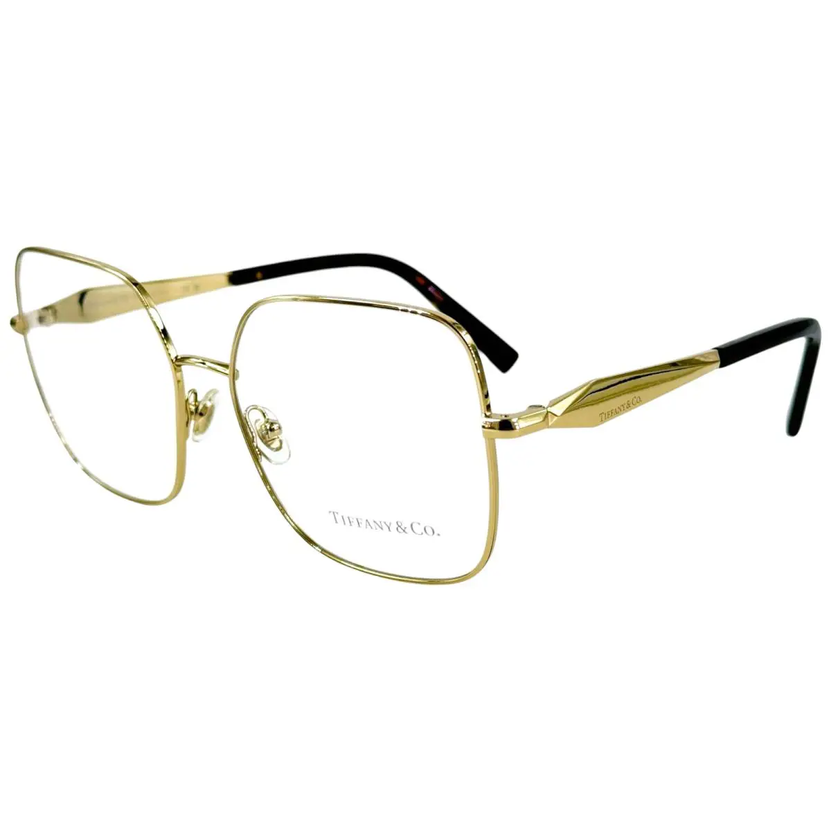 Tiffany Co TF1151 Womens Metal Eyeglass Frame 6021 Pale Gold 54-16 w Case