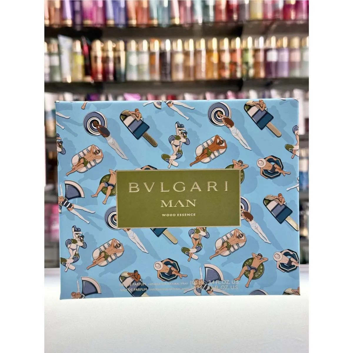 Bvlgari Man Wood Essence 3.4 oz + 15 ML Edp Eau De Parfum Spray Set