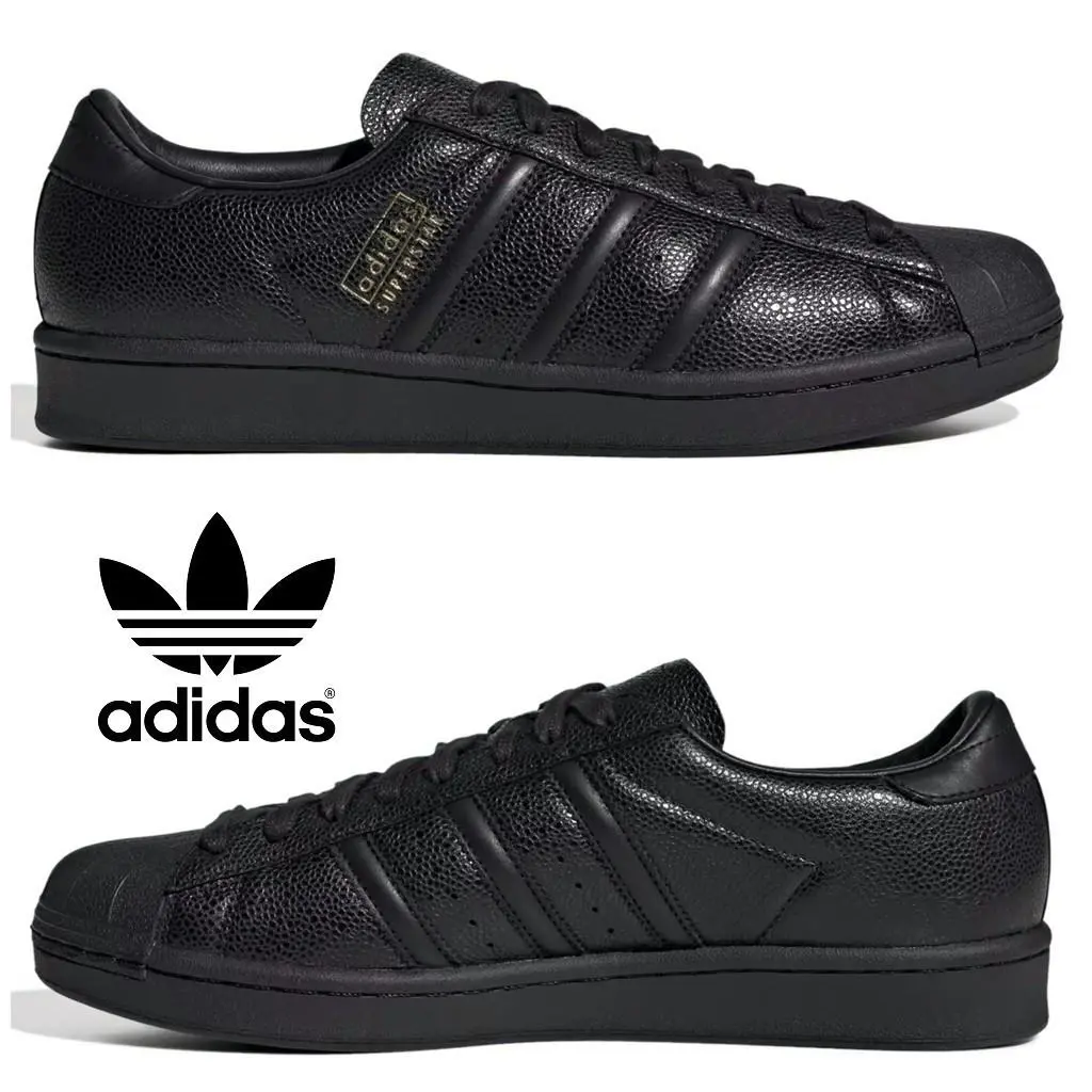 Adidas shoes - adidas Superstar - Superstar - Black, Manufacturer: Core Black / Core Black / Gold Metallic 8