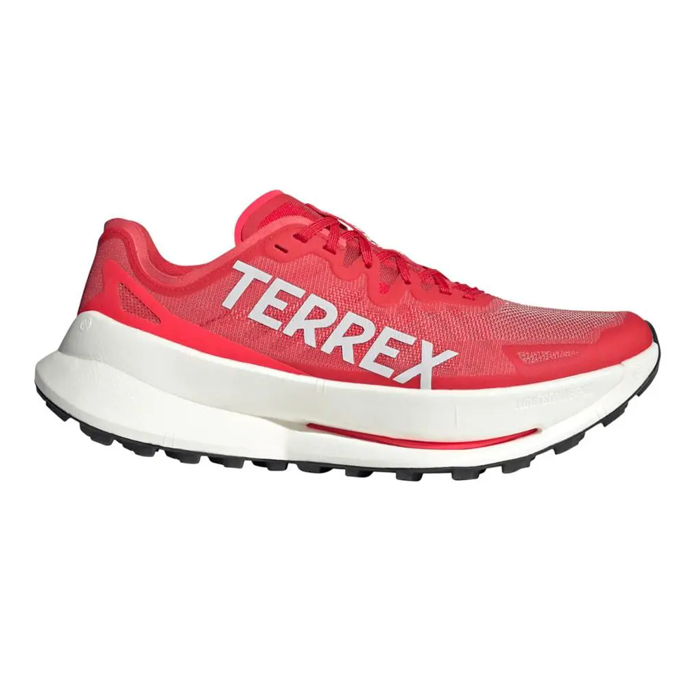 Adidas Terrex Agravic Speed Ultra Trail Running Mens Red Sneakers Athletic Shoe - Red