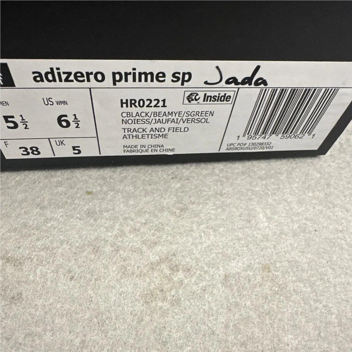Adidas shoes - adidas adizero prime - adizero prime - HRO0221 - Black 7