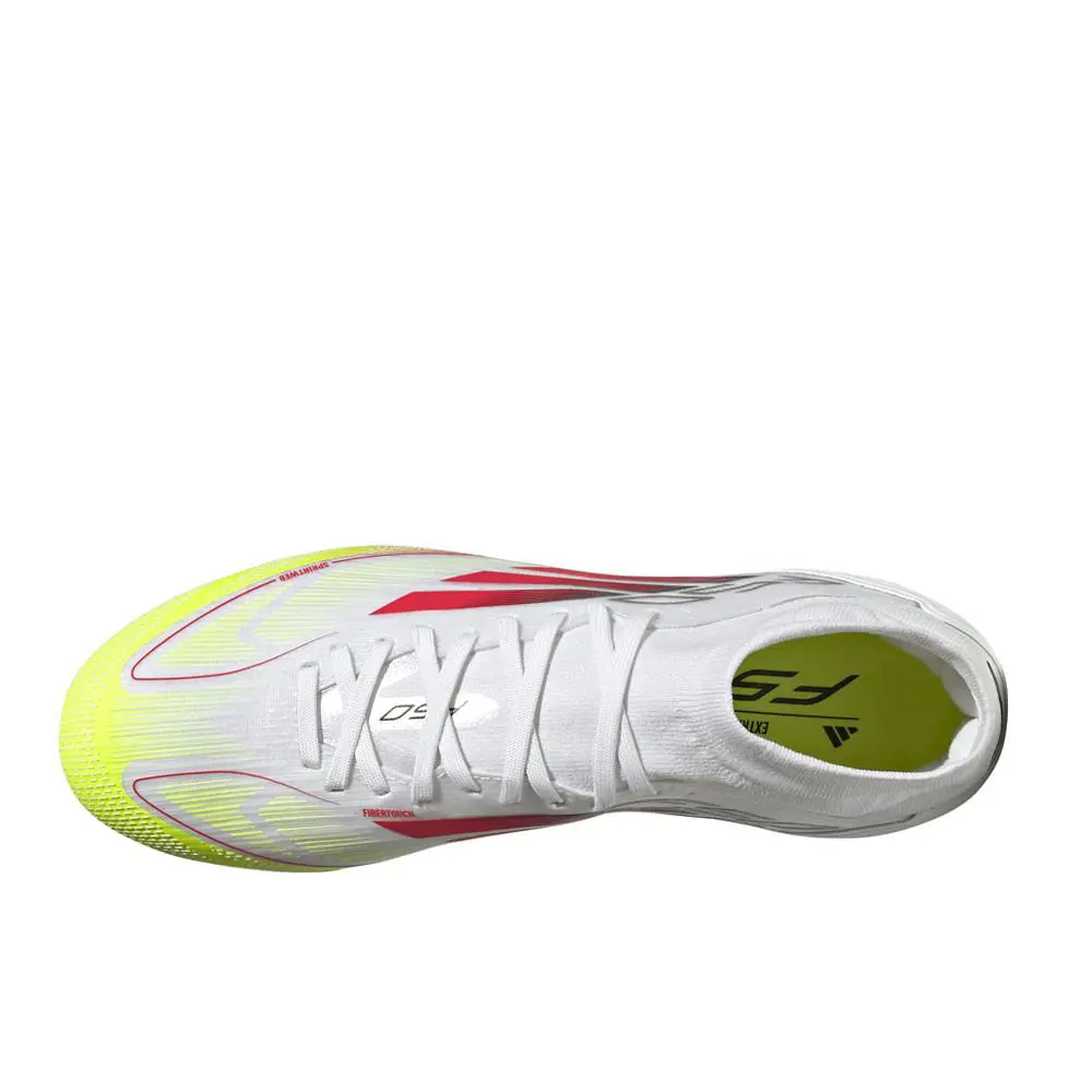 Adidas shoes - adidas F50 Pro Mid Firm Ground Soccer Cleats - IE1462 - White 2
