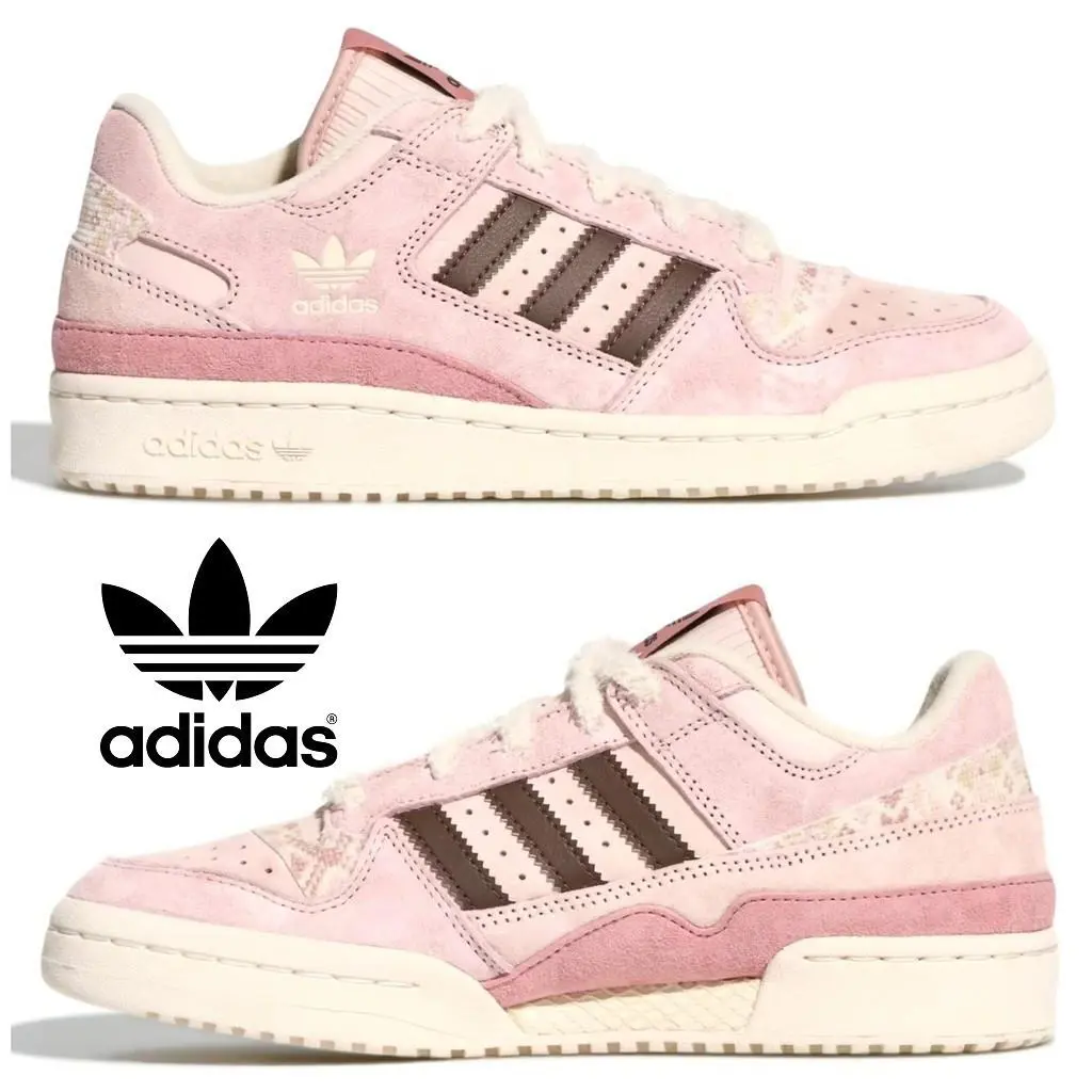 Adidas shoes - adidas Forum Low - Forum Low - Pink, Manufacturer: Sandy Pink / Earth Strata / Wonder White 25