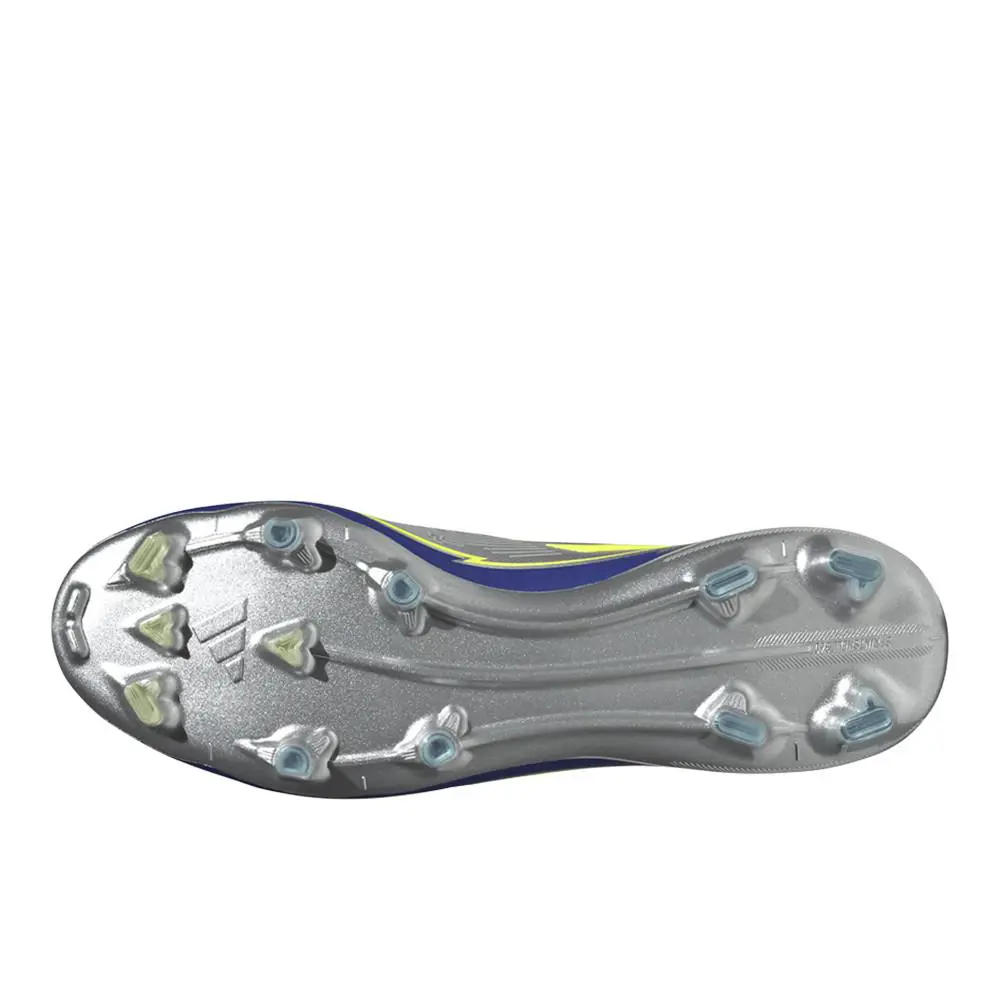 Adidas shoes - adidas F50 Pro Messi Firm Ground Soccer Cleats - JR8023-A - Silver, Yellow 3