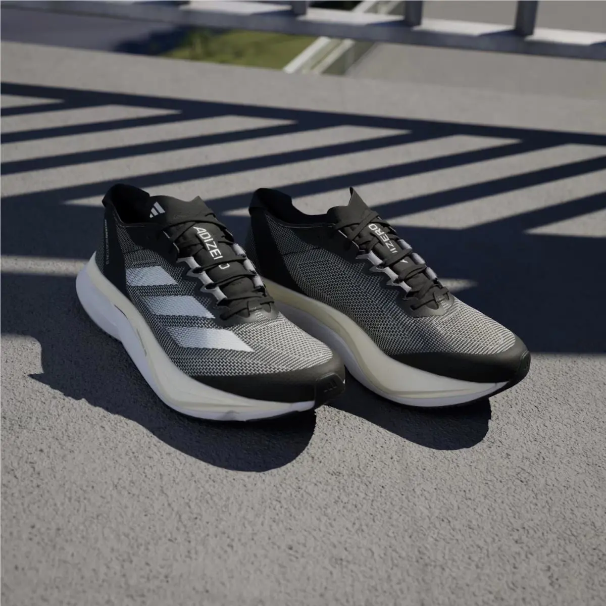 Adidas shoes - Adidas Adizero Boston 12 HQ2171 - HQ2171 - Black 2
