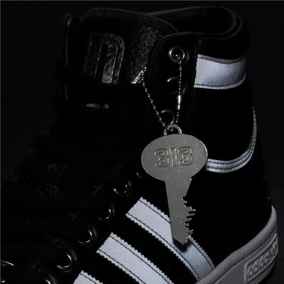 Adidas shoes - Adidas Top Ten High OG - Black, Manufacturer: Black | White 9