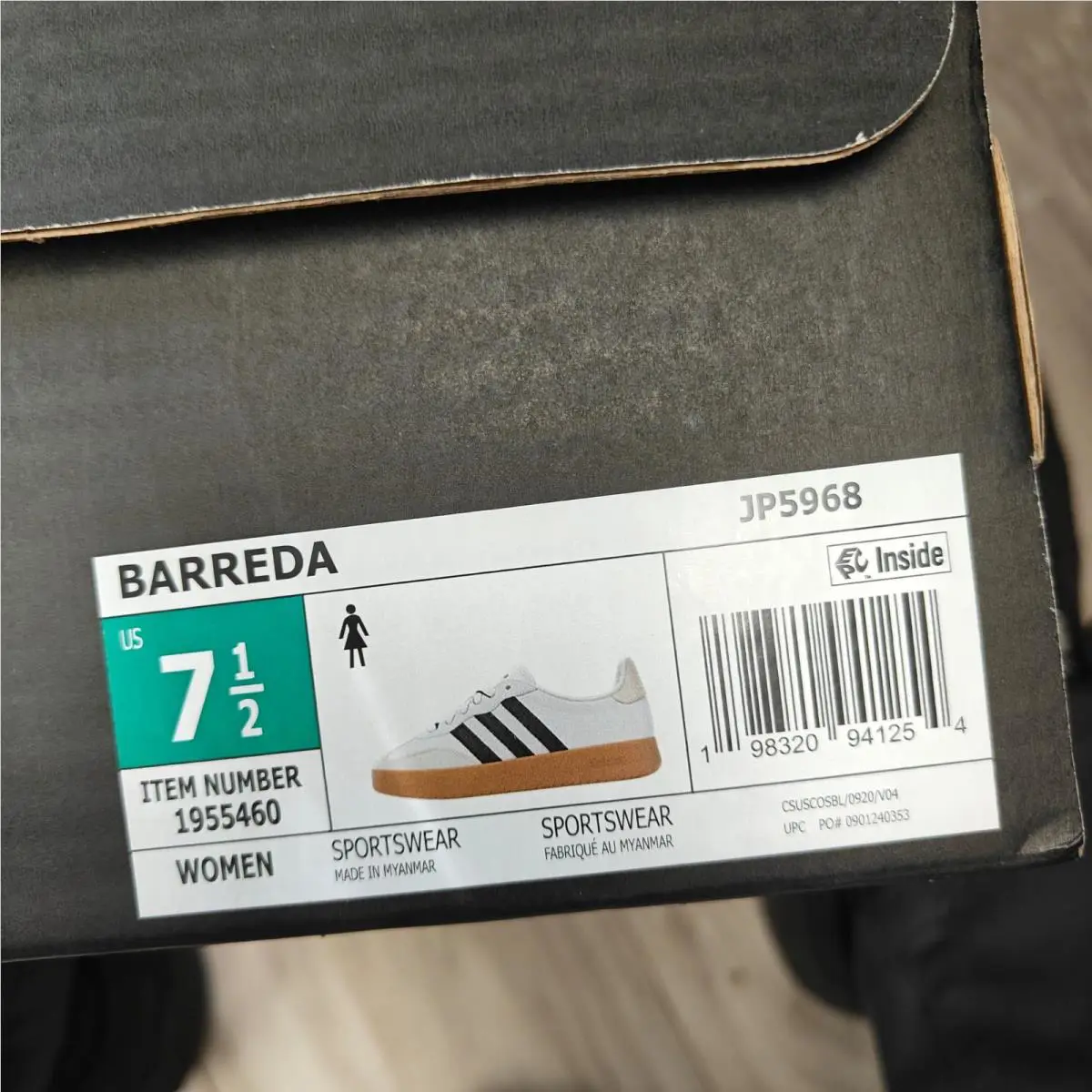 Adidas shoes - adidas Barreda - Barreda - JP5968 - White, Black, Gum 13