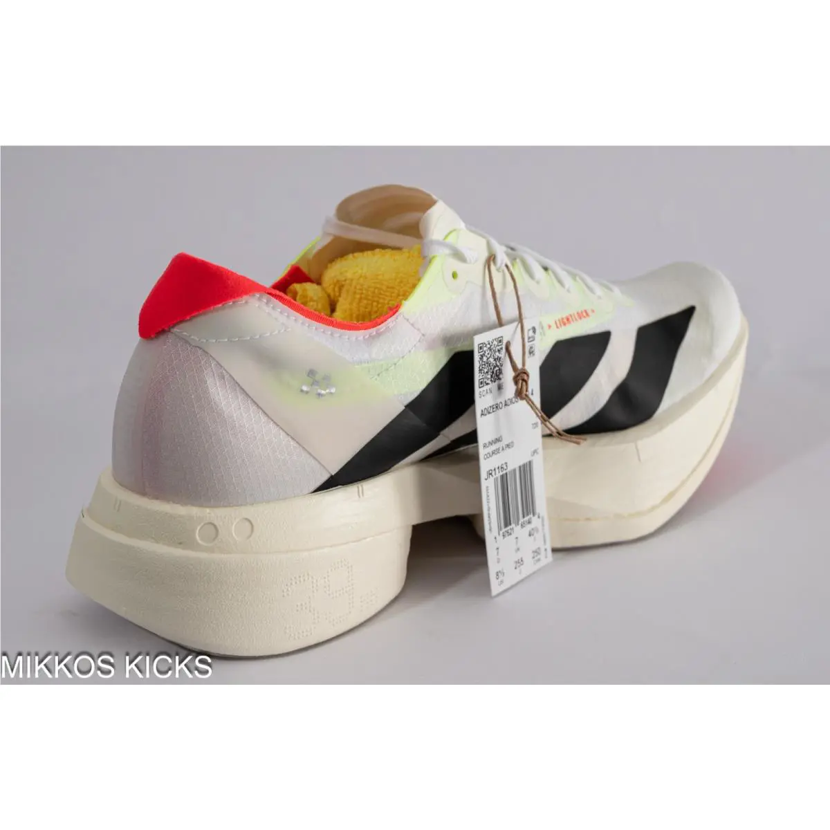 Adidas shoes - adidas adizero Adios - adizero Adios - JR1163 - White 5