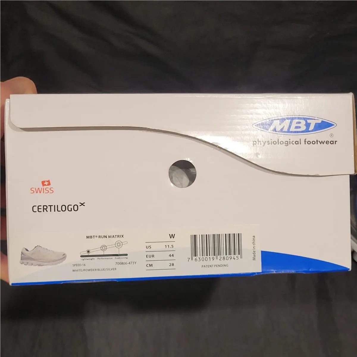 MBT shoes - MBT Speed 16 Swiss Certilogo - White 1