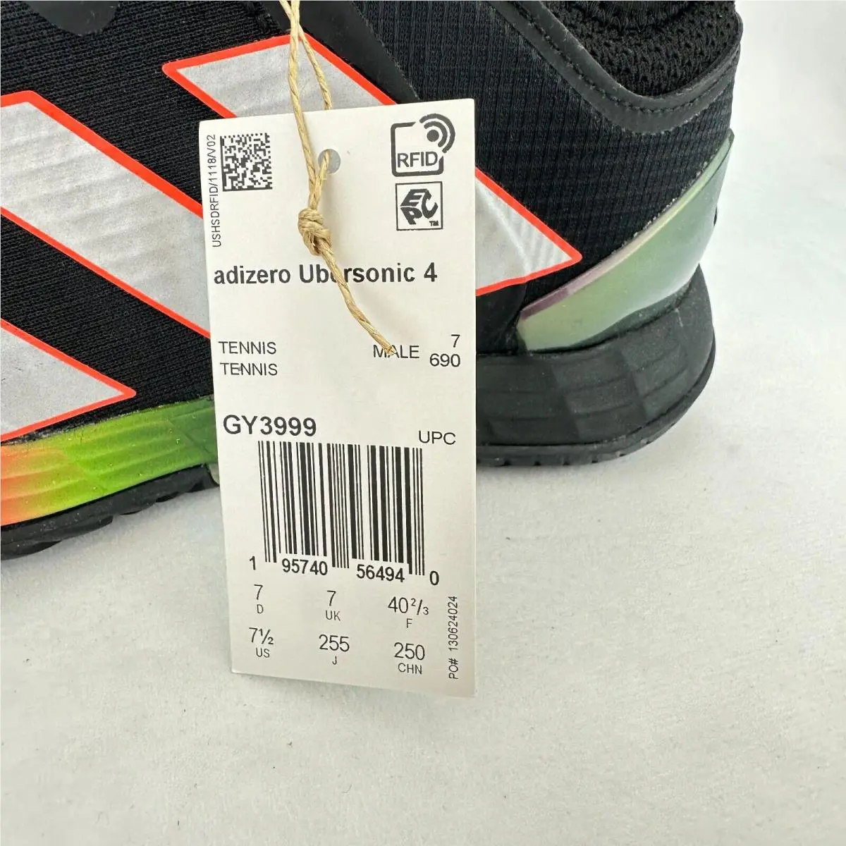 Adidas shoes - adidas Adizero Ubersonic 4 - Adizero Ubersonic - GY3999 - Black 0