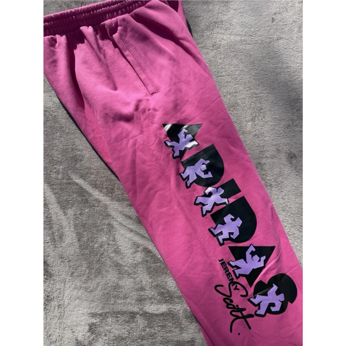 JL7631 Men’s Medium  X Jeremy Scott Pants - Joggers 90s House Music Vibe by Adidas
