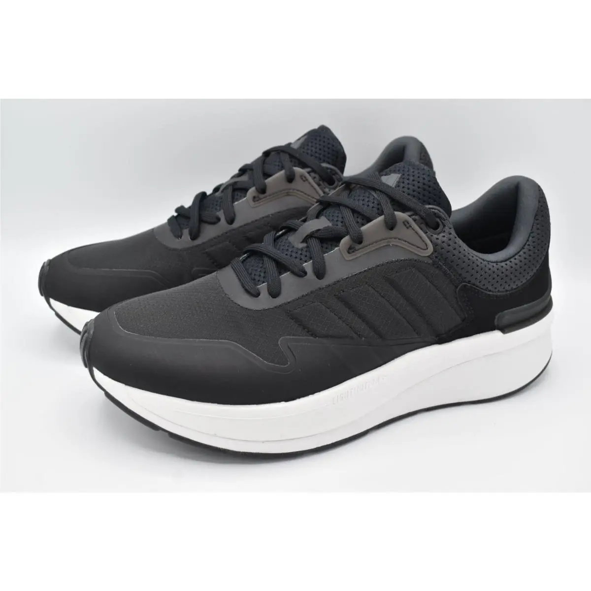 Adidas Mens Size 12 Znchill Lightmotion Black White Running Shoes Sneakers