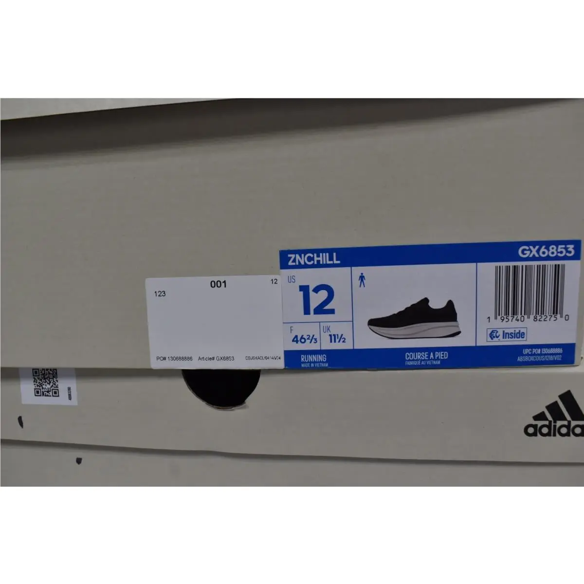 Adidas shoes - adidas Running - Running - GX6853 - Black, White (UPC: 195740822750) 9