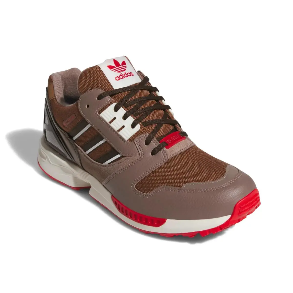 Mens Adidas ZX 8000 Gtx Gore-tex Spikeless Golf JP5258 Brown Red White SZ 11