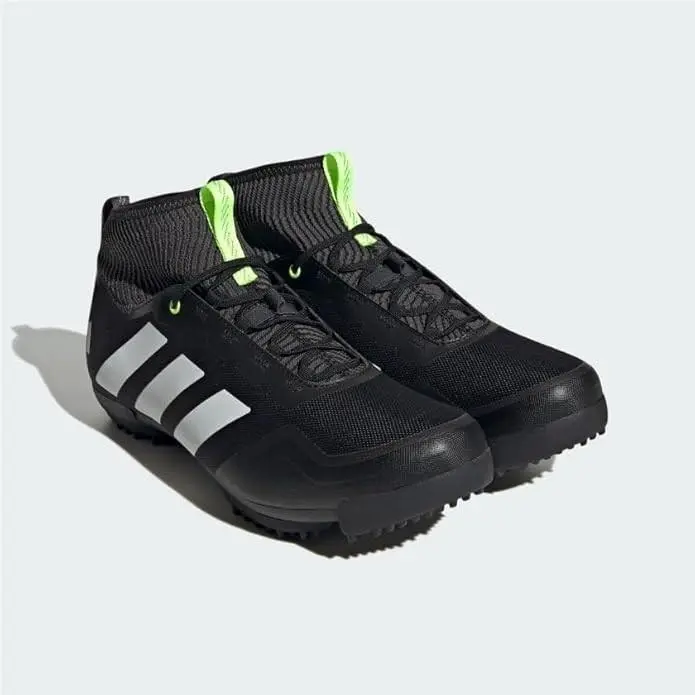 Adidas Men`s Size 8 The Gravel Black/white/lucid Lemon HQ9034