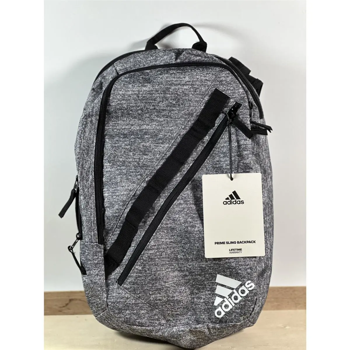 Adidas Prime Sling Backpack - Jersey Onix Grey / Black