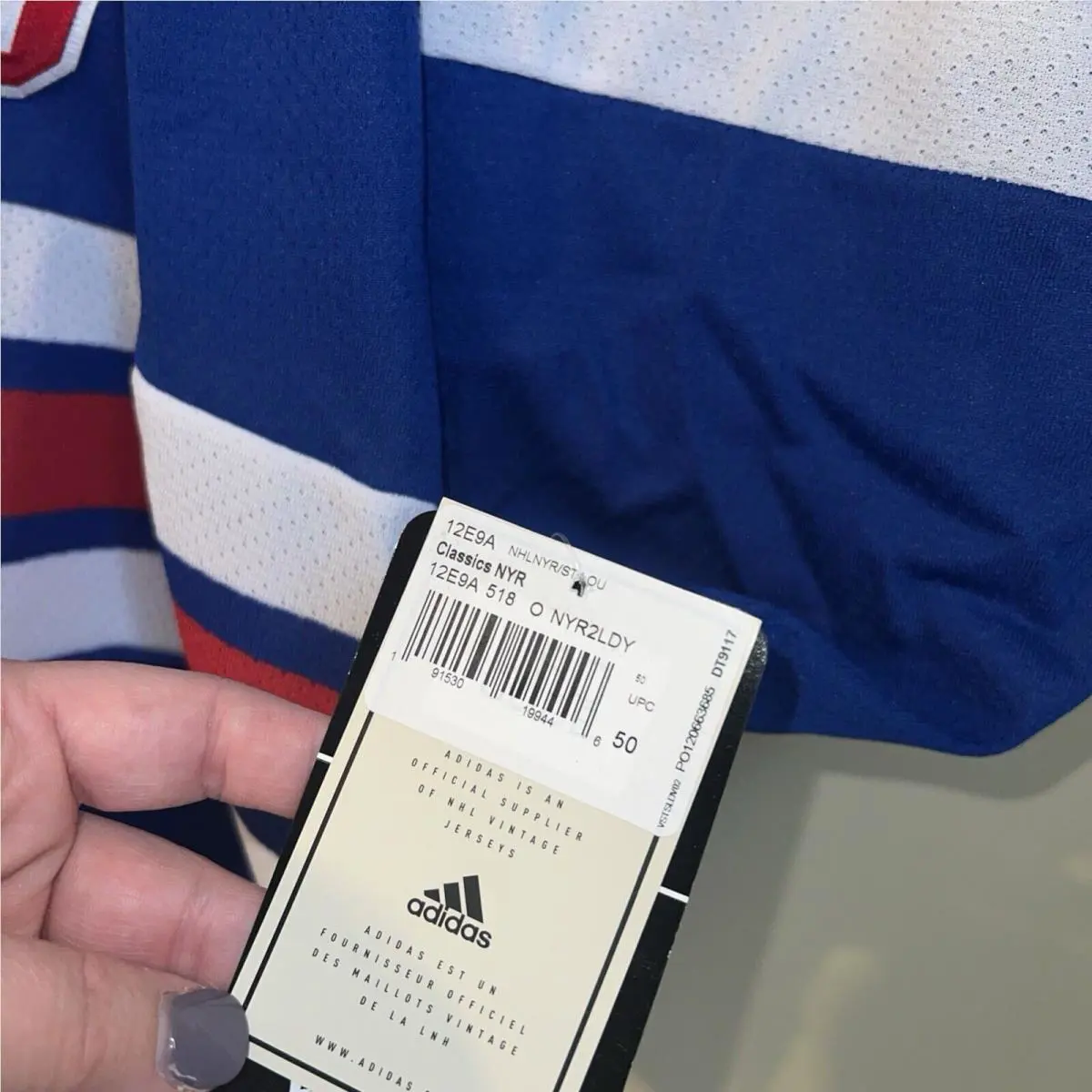 Adidas clothing - New York Rangers - New York Rangers - Blue 0