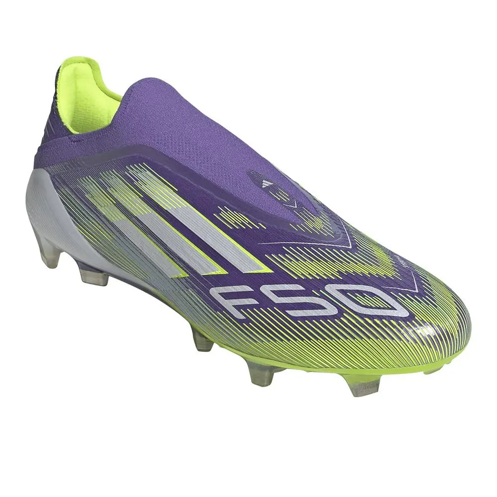 Adidas shoes - adidas F50 Elite Laceless Firm Ground Soccer Cleats - JH7628 - Green, Purple (UPC: 197620716500) 0