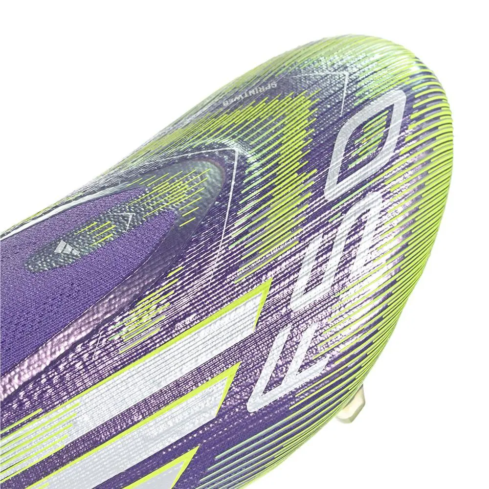 Adidas shoes - adidas F50 Elite Laceless Firm Ground Soccer Cleats - JH7628 - Green, Purple (UPC: 197620716500) 5