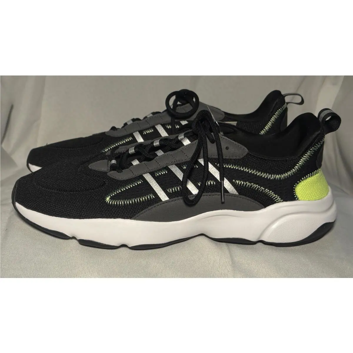Adidas shoes - adidas Haiwee - Haiwee - FV4597 - Core Black / Silver Metallic / Grey Six / Solar Yellow (Heel) 3