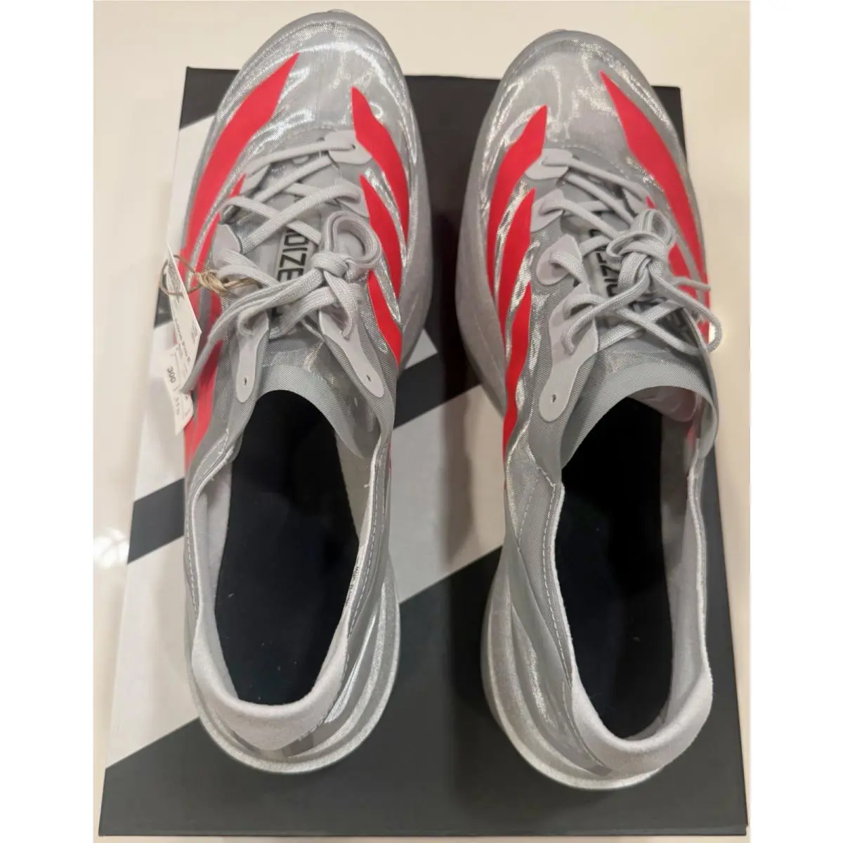 Adidas shoes - Adios Pro Evo 2 - Adios Pro Evo - Silver & Red 12