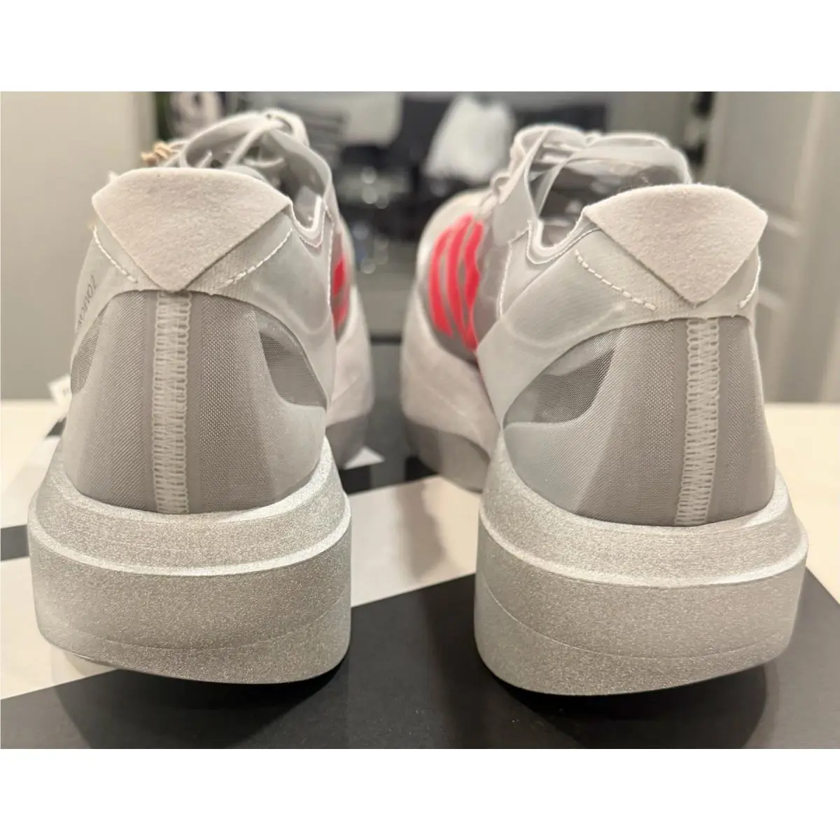 Adidas shoes - Adios Pro Evo 2 - Adios Pro Evo - Silver & Red 11