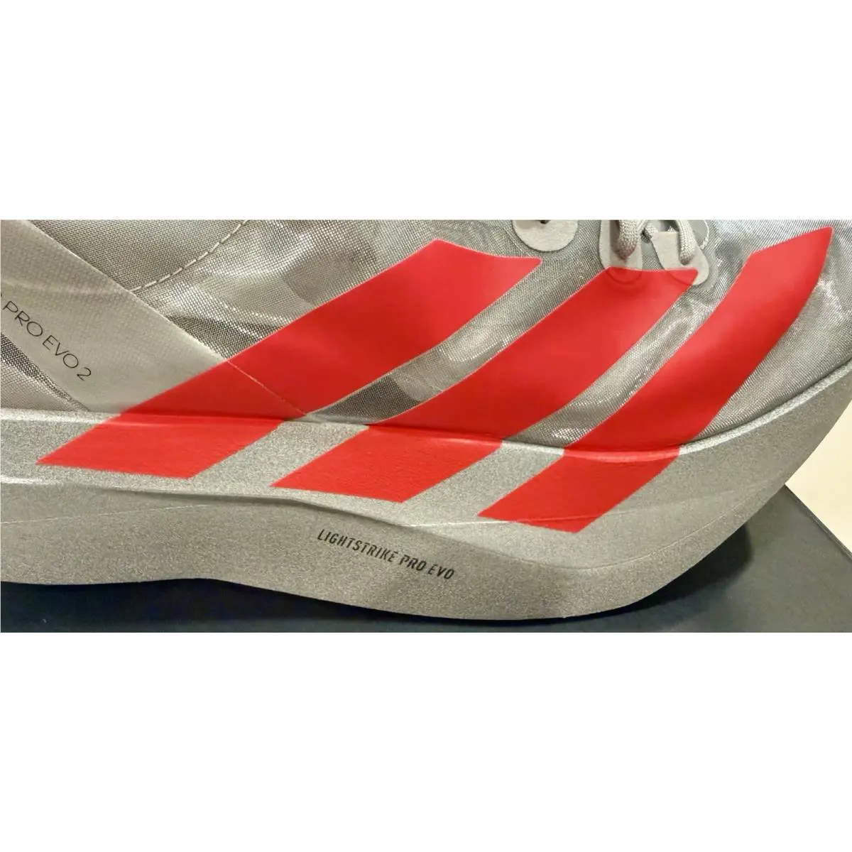 Adidas shoes - Adios Pro Evo 2 - Adios Pro Evo - Silver & Red 16