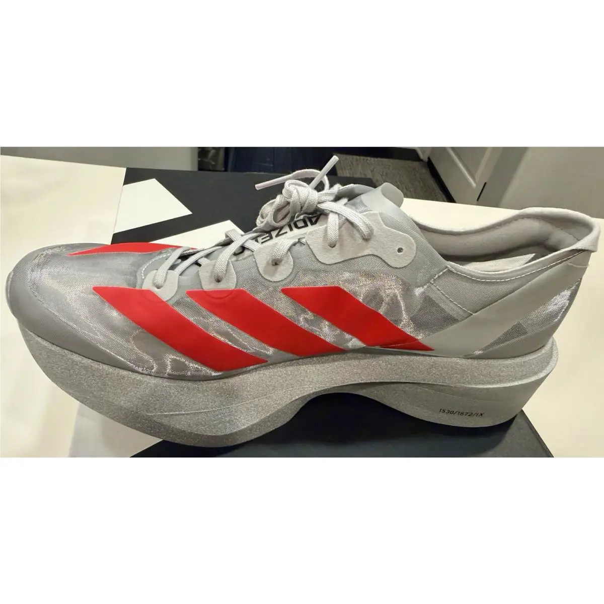 Adidas shoes - Adios Pro Evo 2 - Adios Pro Evo - Silver & Red 17