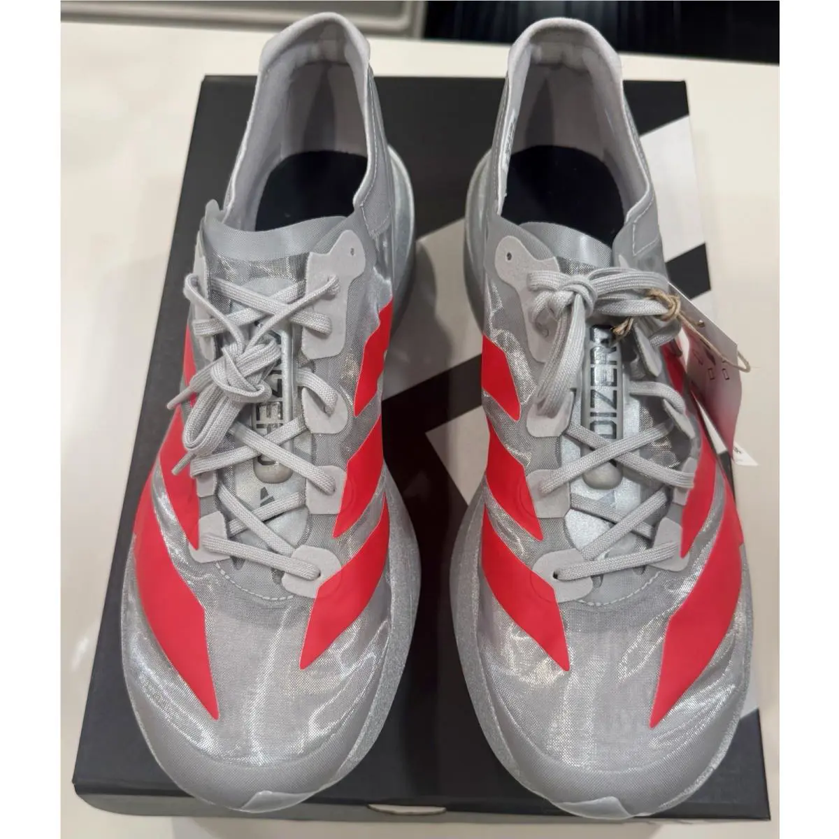Adidas shoes - Adios Pro Evo 2 - Adios Pro Evo - Silver & Red 5