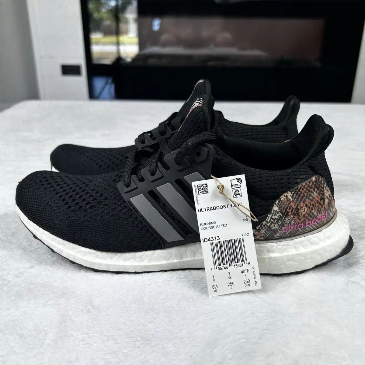 Adidas shoes - adidas UltraBoost 1.0 - UltraBoost - ID4373 - Black/White (UPC: 195744155816) 1