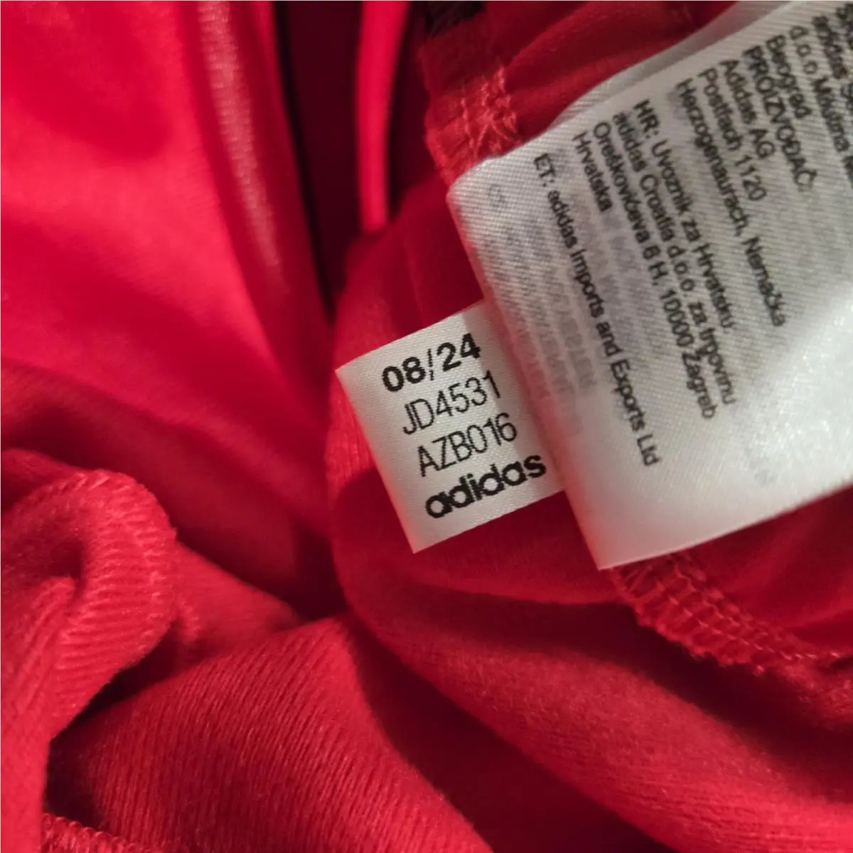 Adidas clothing - Red 7