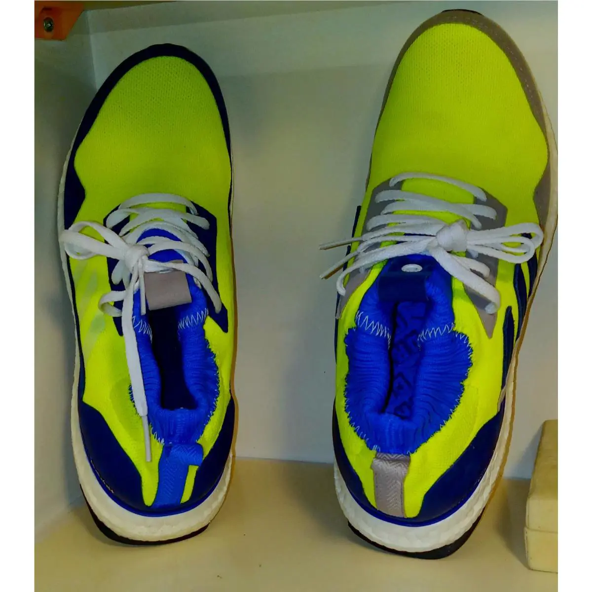 Adidas shoes - adidas Ultraboost Mid - Ultraboost Mid - BD7399 - Neon / White / Blue (UPC: 4059814532616) 19
