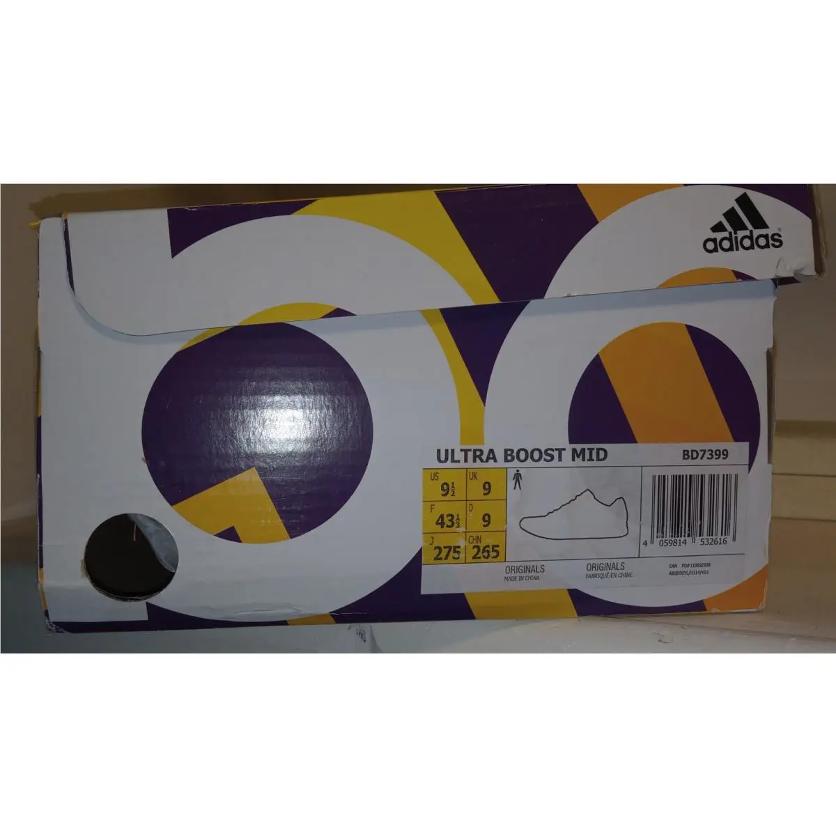 Adidas shoes - adidas Ultraboost Mid - Ultraboost Mid - BD7399 - Neon / White / Blue (UPC: 4059814532616) 20